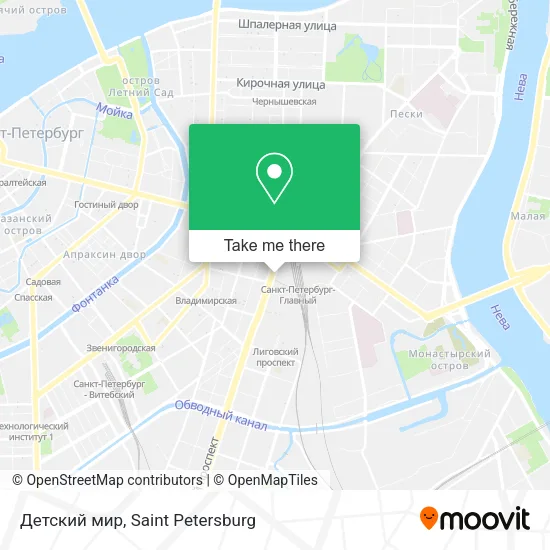 Детский мир map