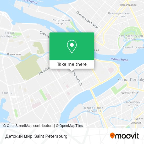 Детский мир map