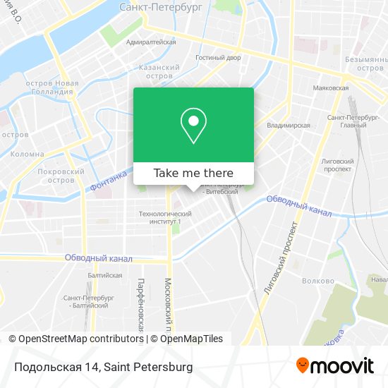 Подольская 14 map