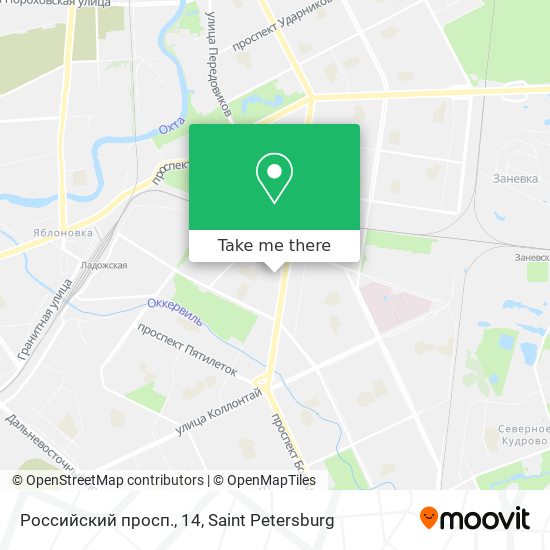 Российский просп., 14 map