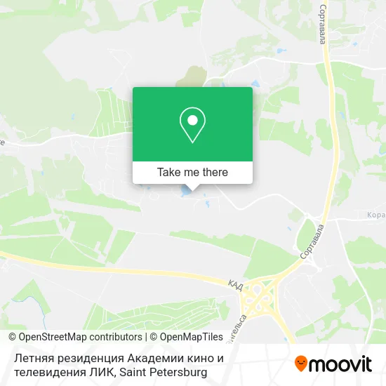 Летняя резиденция Академии кино и телевидения  ЛИК map