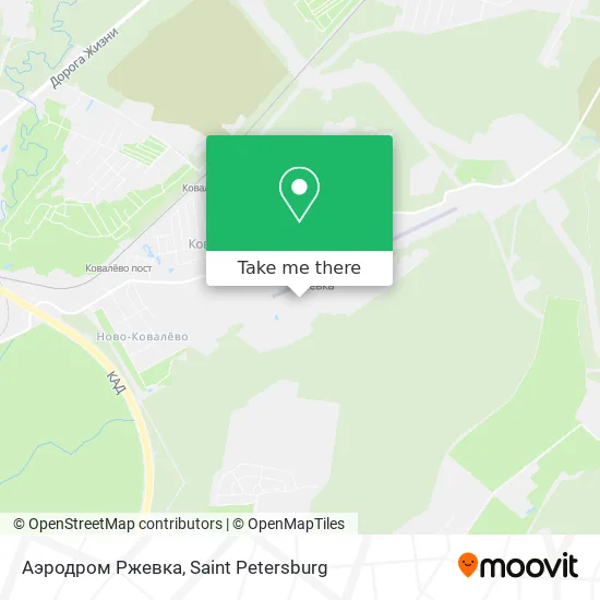 Аэродром  Ржевка map