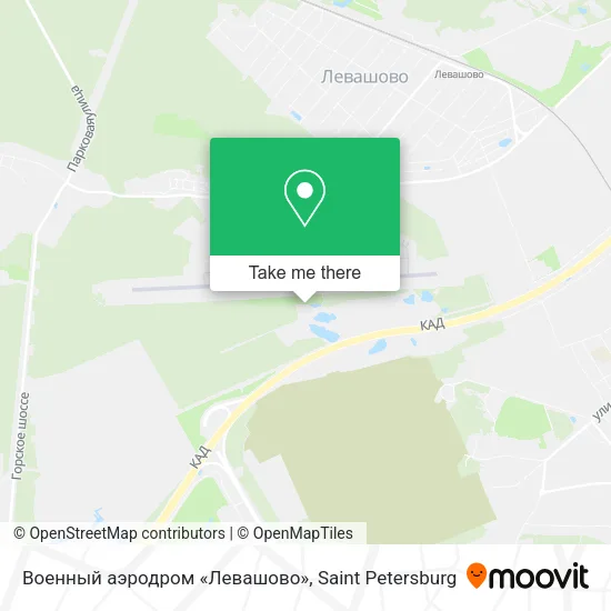 Военный аэродром «Левашово» map