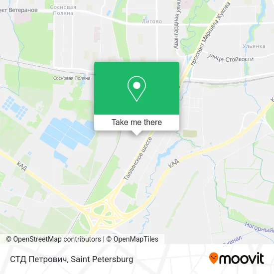 СТД  Петрович map