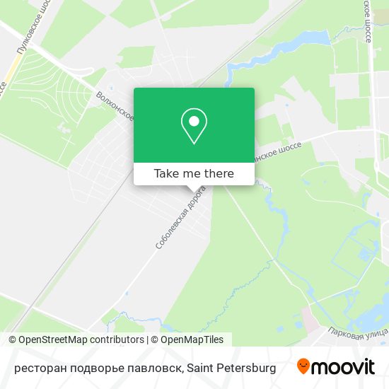 ресторан подворье павловск map