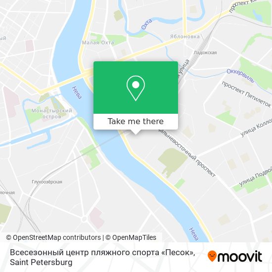 Всесезонный центр пляжного спорта «Песок» map
