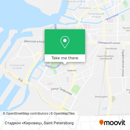 Стадион «Кировец» map