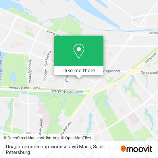 Подростково-спортивный клуб Маяк map