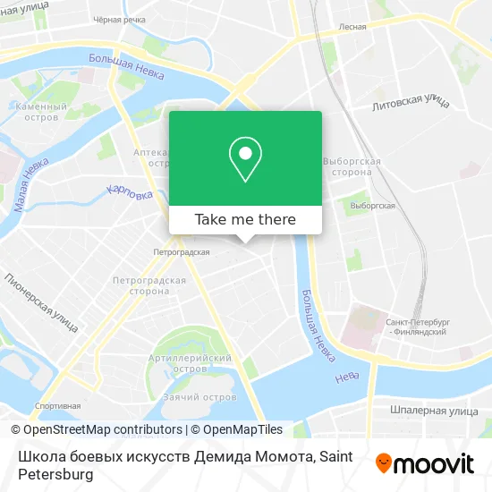 Школа боевых искусств Демида Момота map