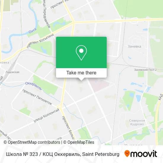 Школа № 323 / КОЦ  Оккервиль map