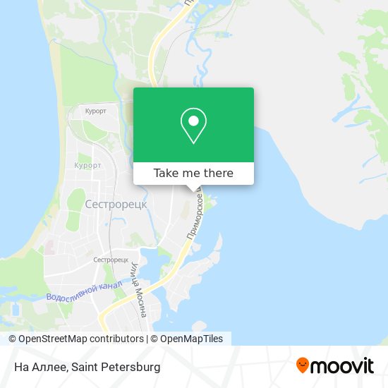 На Аллее map