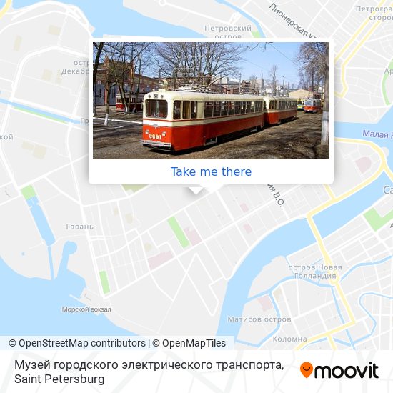 Музей городского электрического транспорта map