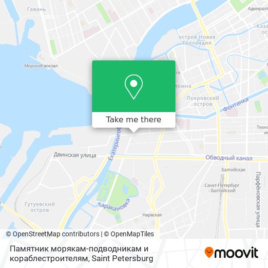 Памятник морякам-подводникам и кораблестроителям map