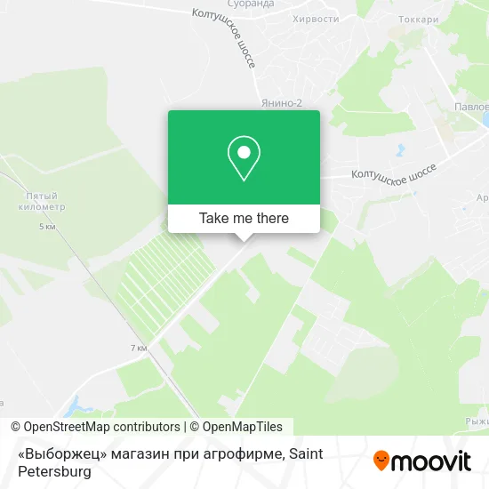 «Выборжец» магазин при агрофирме map