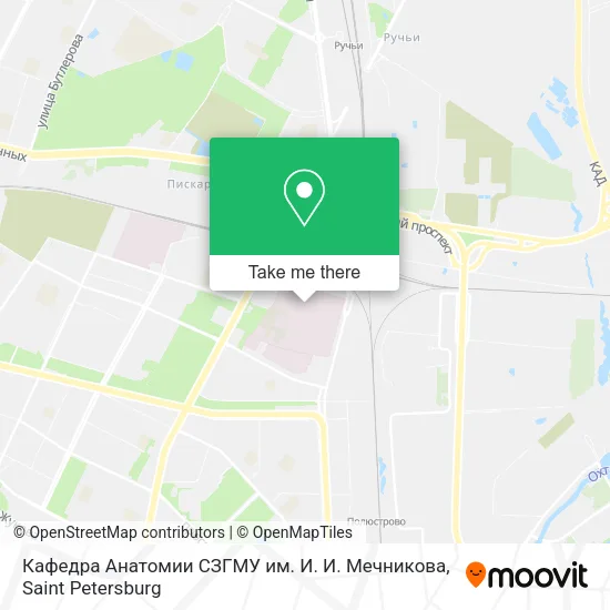 Кафедра Анатомии СЗГМУ им. И. И. Мечникова map