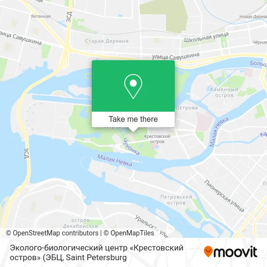 Эколого-биологический центр «Крестовский остров» map