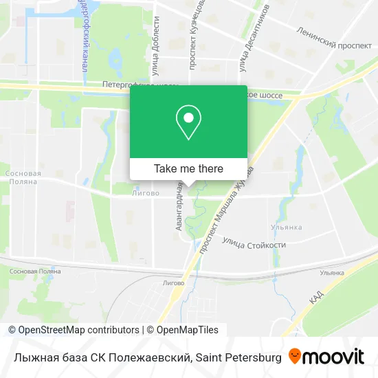 Лыжная база СК  Полежаевский map