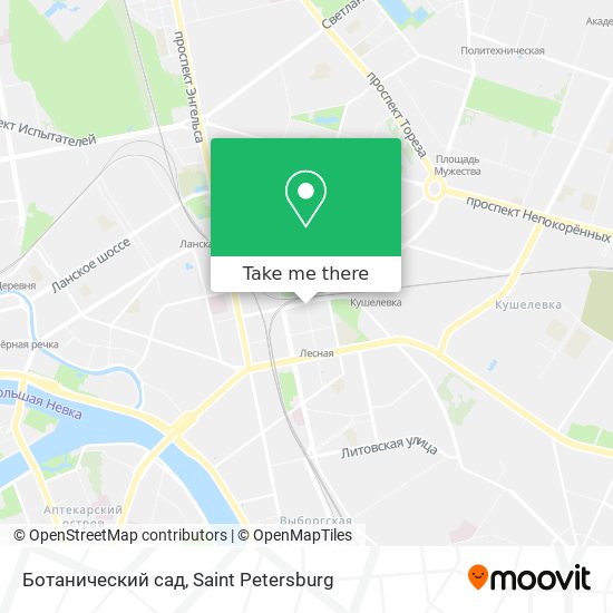 Ботанический сад map