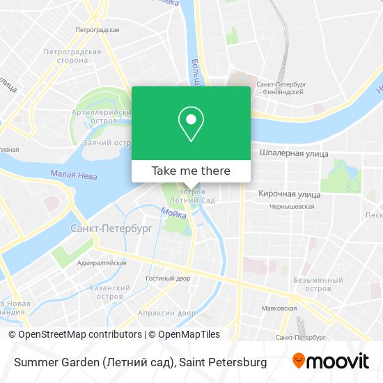 Summer Garden (Летний сад) map