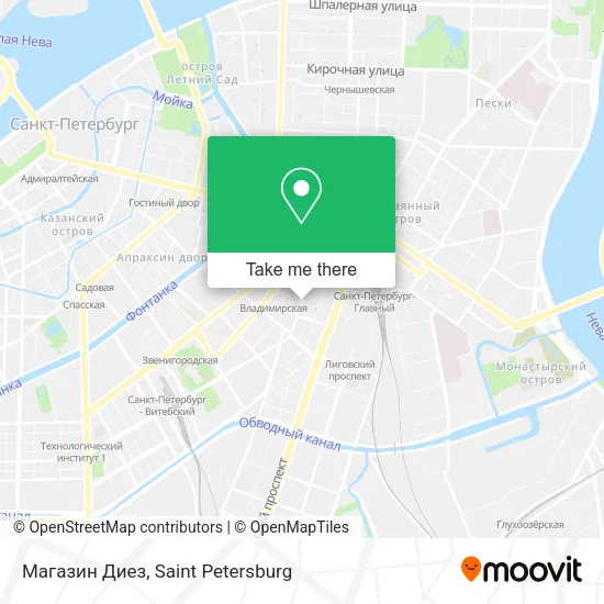 Магазин  Диез map