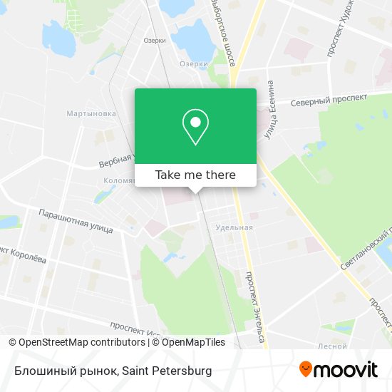 Блошиный рынок map