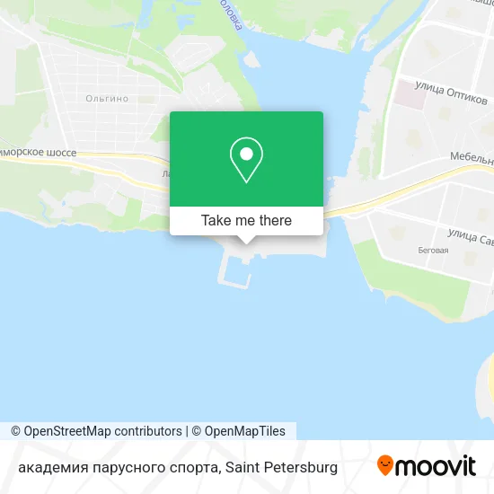 академия парусного спорта map