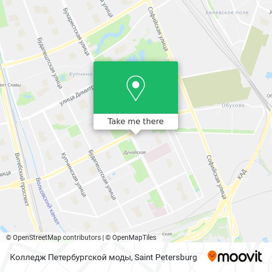Колледж Петербургской моды map