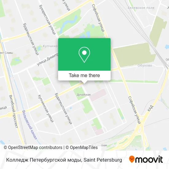 Колледж Петербургской моды map