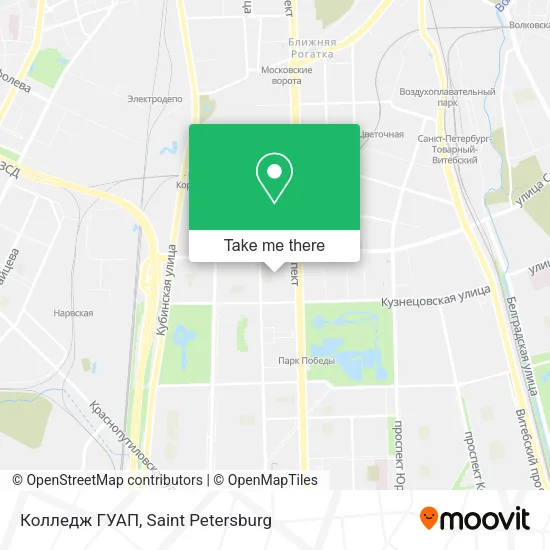 Колледж ГУАП map