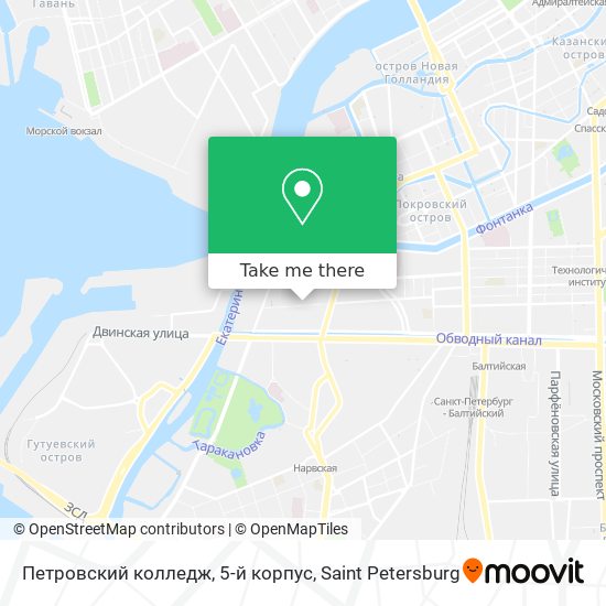 Петровский колледж, 5-й корпус map