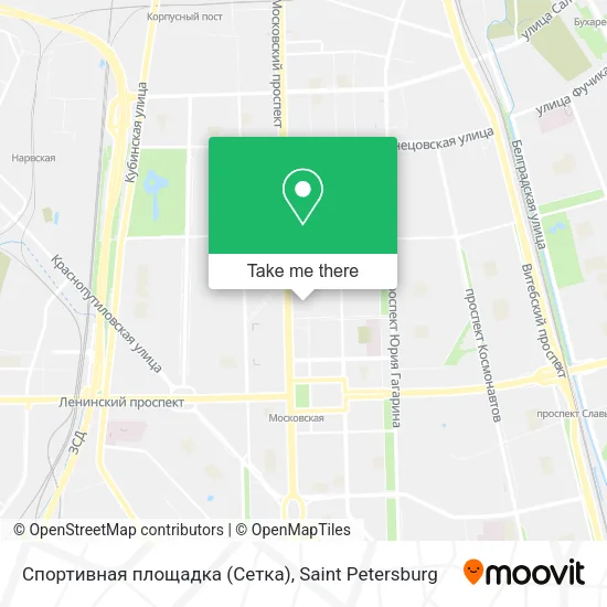 Спортивная площадка (Сетка) map