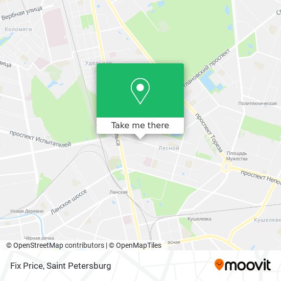 Fix Price map