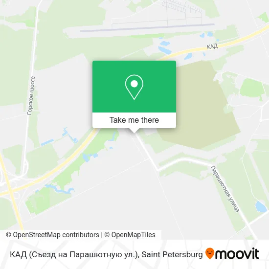 КАД (Съезд на Парашютную ул.) map