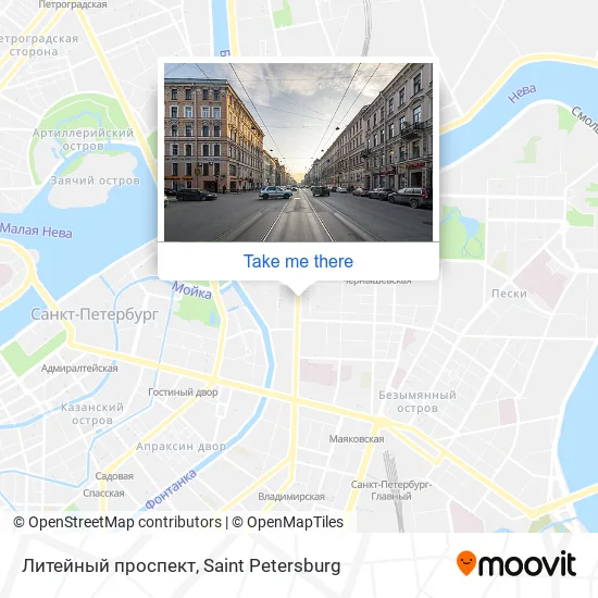 Литейный проспект map