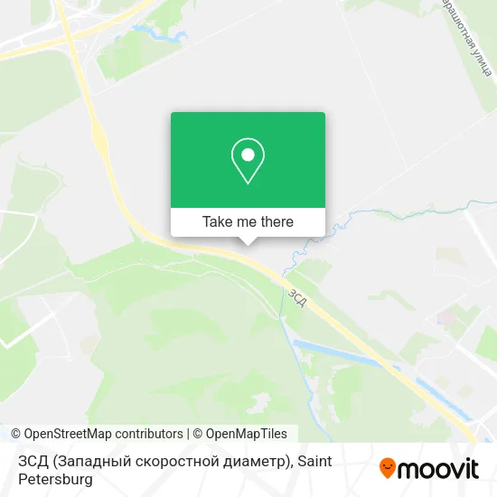ЗСД (Западный скоростной диаметр) map