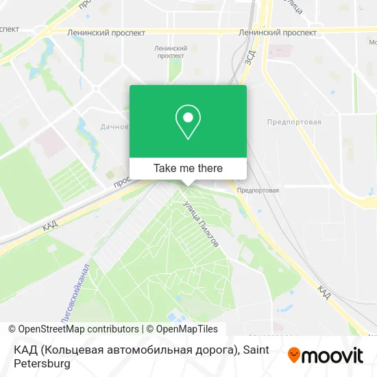 КАД (Кольцевая автомобильная дорога) map