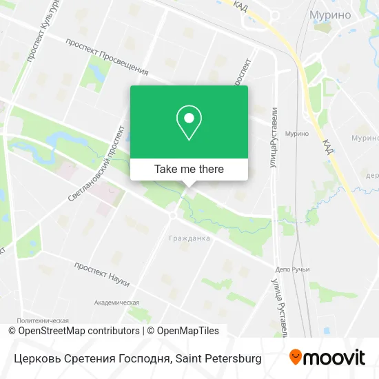 Церковь Сретения Господня map