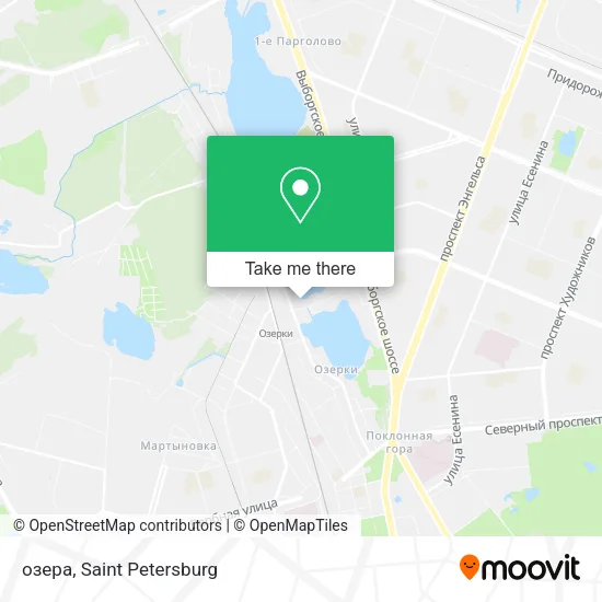 озера map