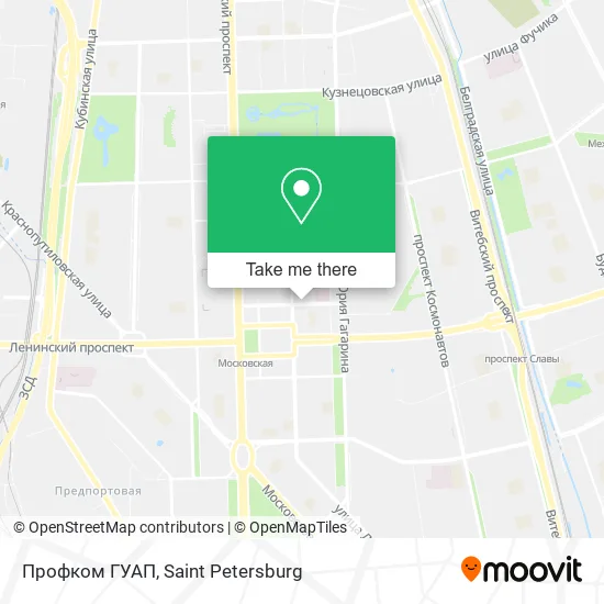 Профком ГУАП map