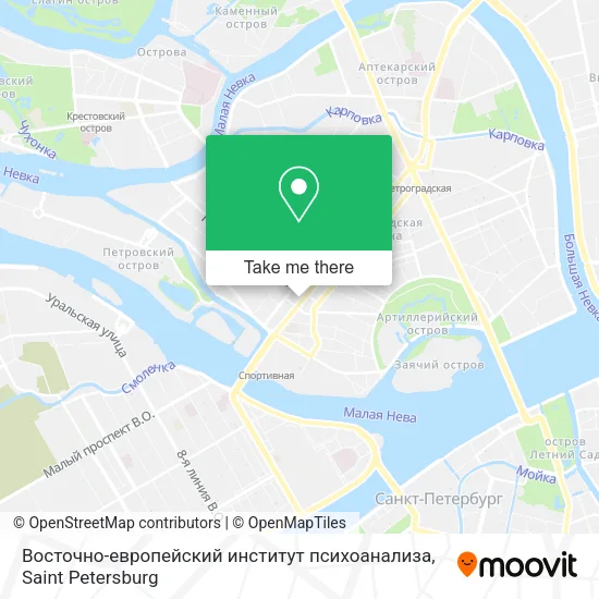 Восточно-европейский институт психоанализа map