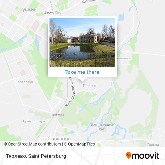 Тярлево map