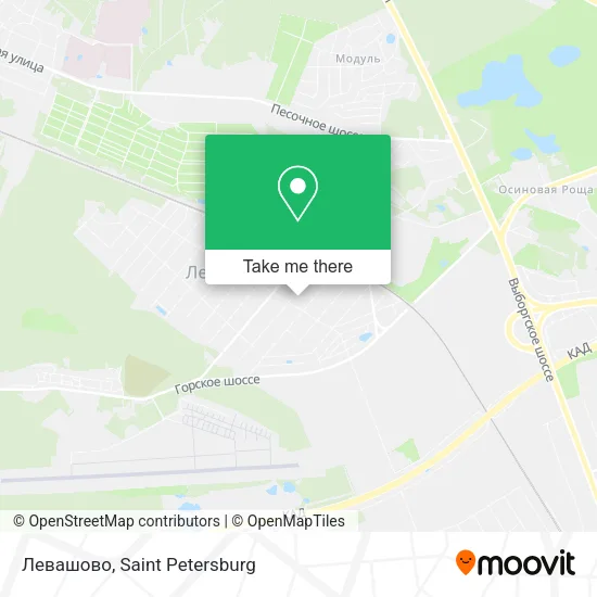 Левашово map
