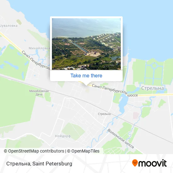 Стрельна map