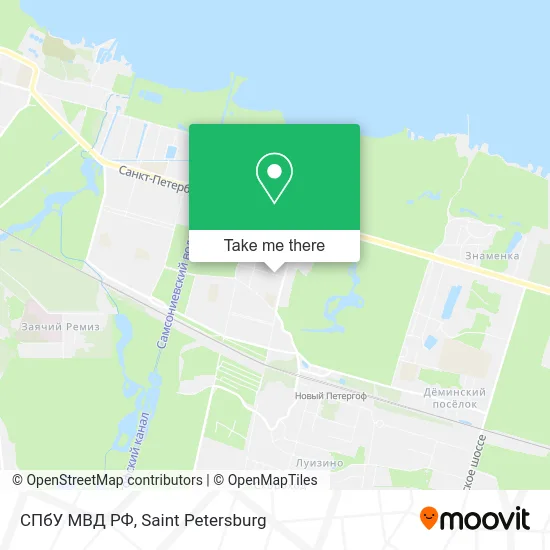 СПбУ МВД РФ map