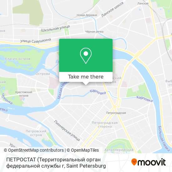 ПЕТРОСТАТ map