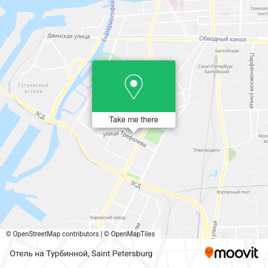 Отель на Турбинной map