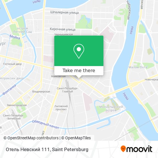 Отель Невский 111 map