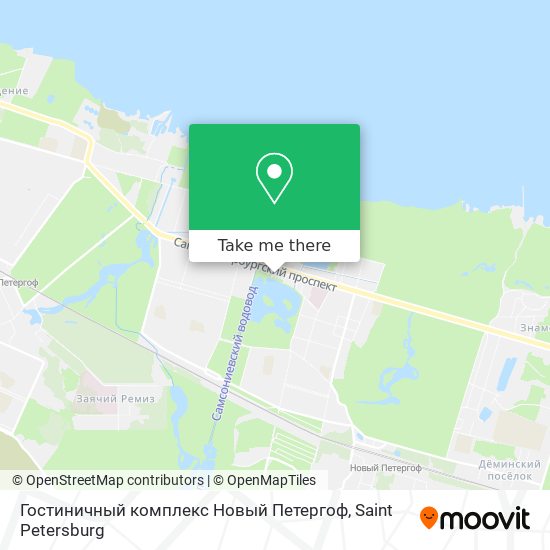 Гостиничный комплекс  Новый Петергоф map