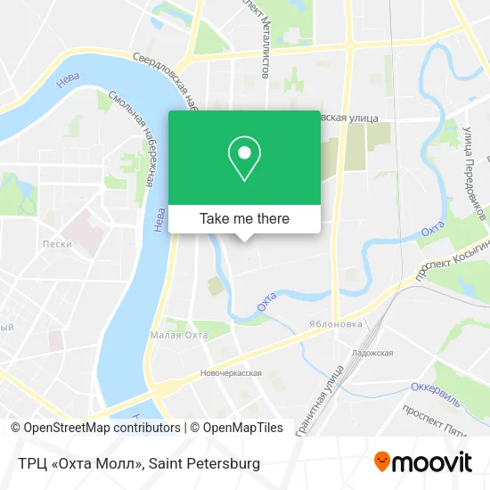ТРЦ «Охта Молл» map