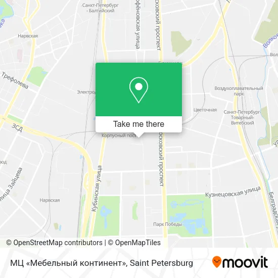 МЦ «Мебельный континент» map